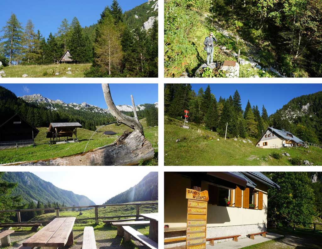 Begunjščica, dom pri Izviru Završnice hut. Foto © Z.R., M.R