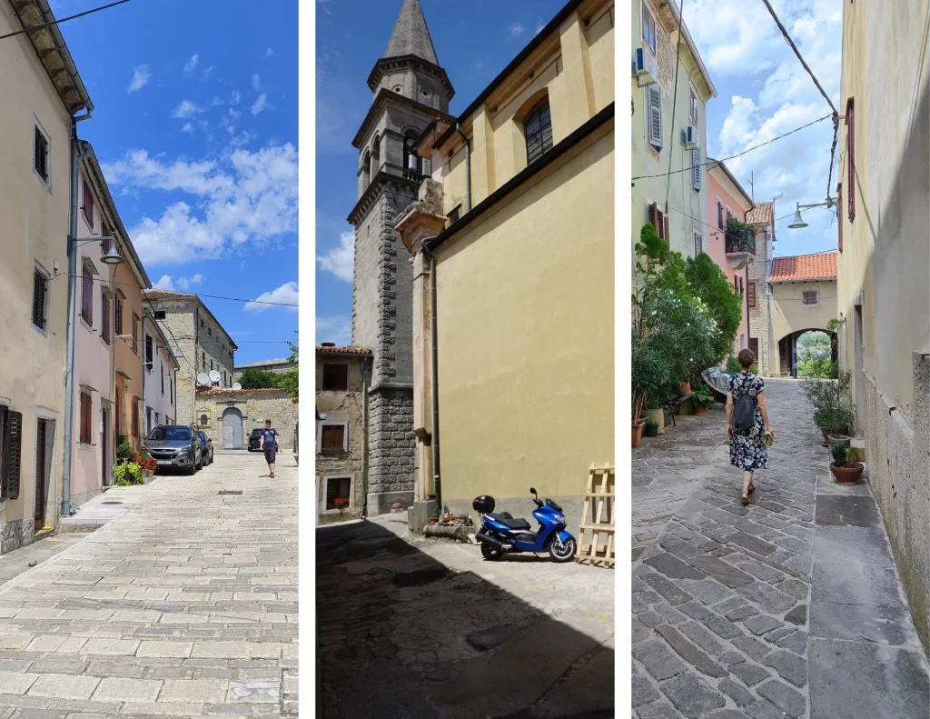 Buzet, exploring in the afternoon.