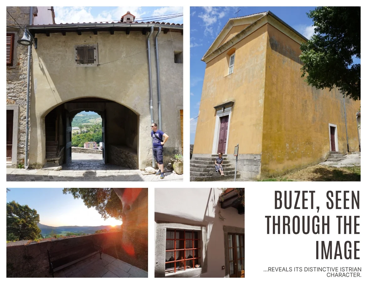 Buzet, streets in images.