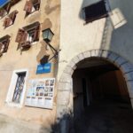 Lovran, the old town architecture.