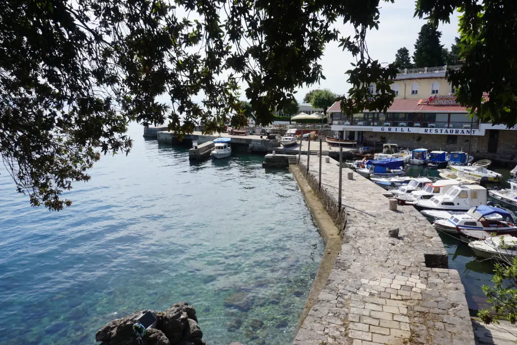 Lovran, the restless sea harbour. Photo Credit Zdravko R.