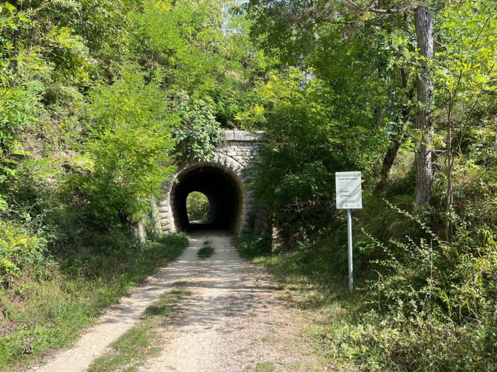 Završje, the old Parenzana trail tunnel — a silent passage through history. Photo credit Zdravko R.